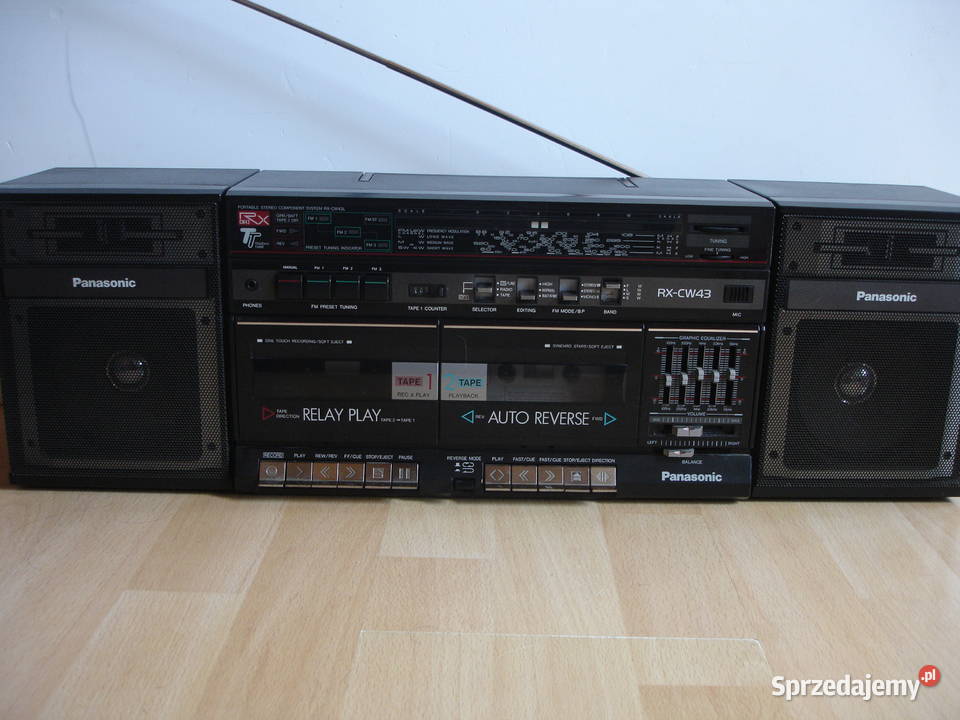 Radiomagnetofon PANASONIC RXCW43 Zielona Góra