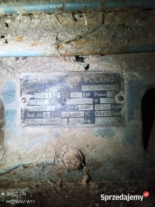 Sprzedam silnik 10kw na podwoziu