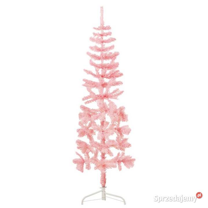 vidaXL Smukła choinka połówka ze stojakiem Boże Narodzenie Warszawa