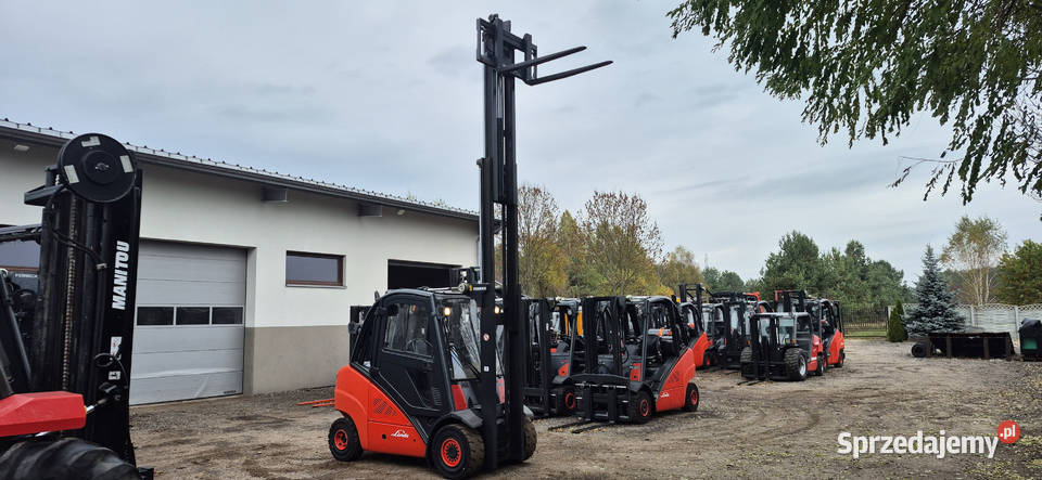 Wózek Widłowy Linde H35D Diesel 2012 Triplex Wózki widłowe Małkinia Górna