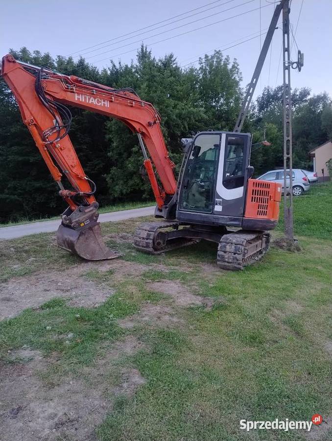 Sprzedam koparkę Hitachi ZX85USB Rok produkcji 2012 Grybów