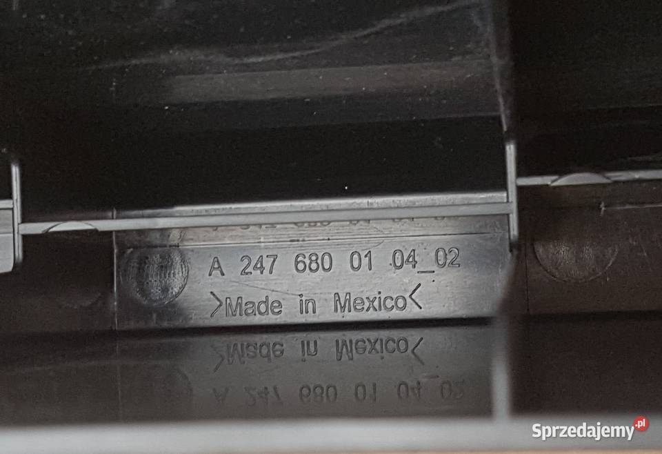 osłona pasa podłogi tył bagażnik Mercedes GLB Gdańsk sprzedam
