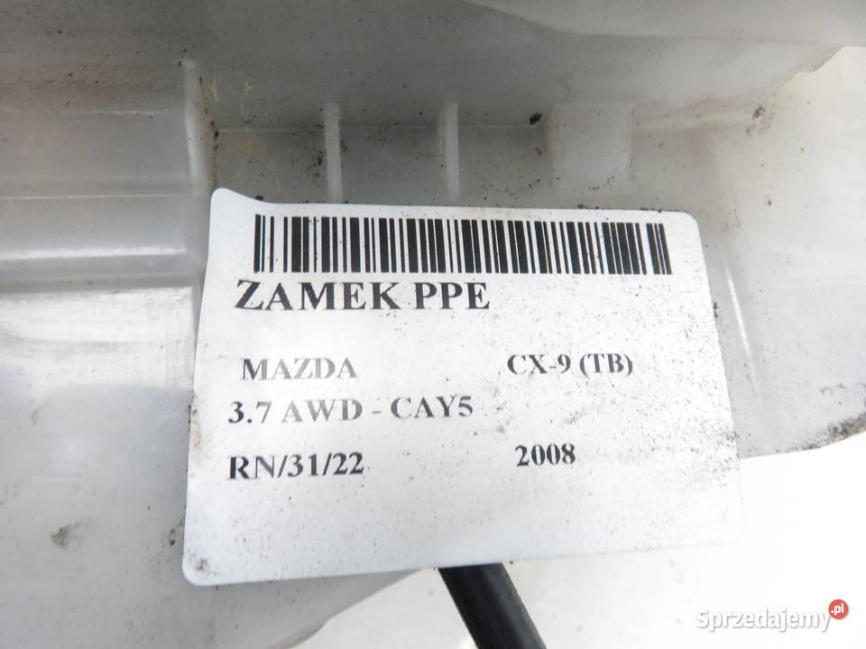 ZAMEK PRAWY PRZEDNI MAZDA CX9 TB Y18TR2 osobowe
