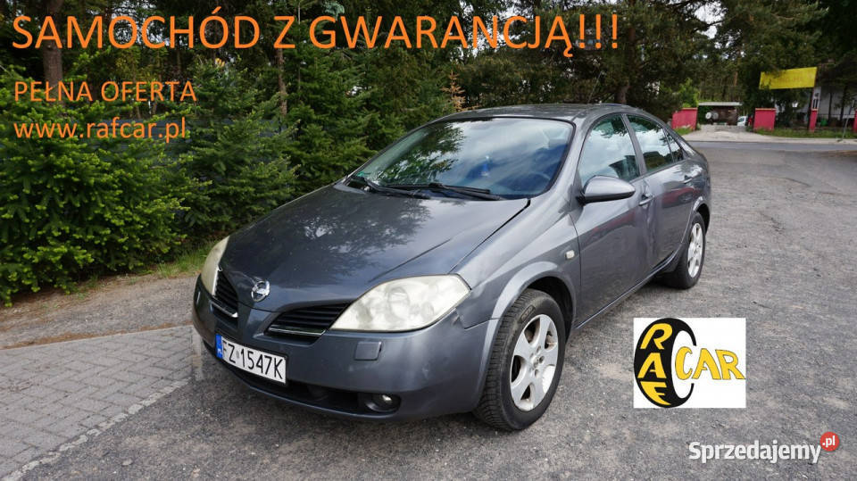 Nissan Primera zarejestrowany ubezpieczony wspomaganie kierownicy lubuskie Zielona Góra