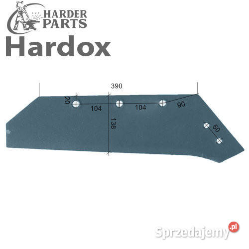 Lemiesz 300ha HARDOX 401301P części do pługa Suwałki sprzedam
