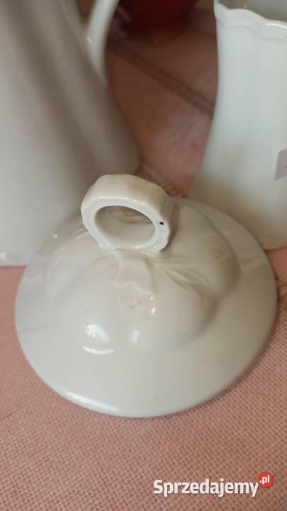 Dzbanek do kawy Hutschenreuther Germany Biały Gdańsk