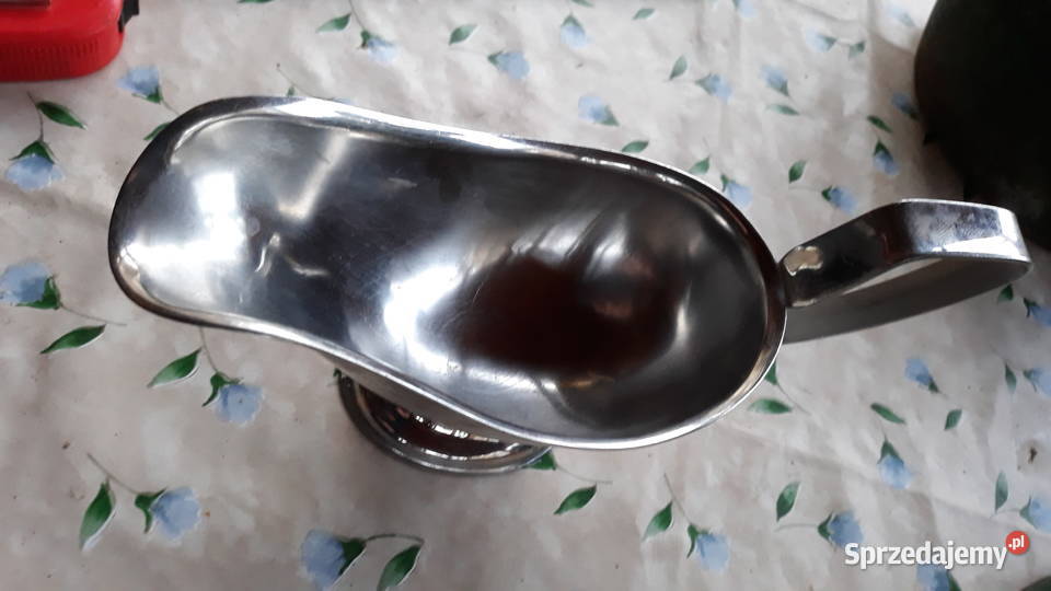 Piękny zabytkowy metalowy mlecznik Akcesoria kuchenne