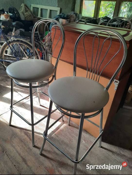 Krzesła barowe 3 sztuki