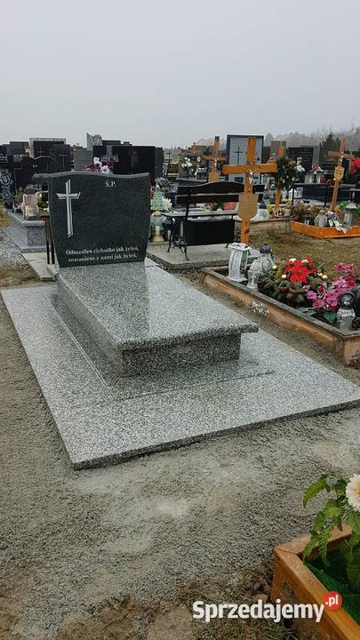 Nagrobek pojedynczystrzegomski impala z posadzką Świdnica