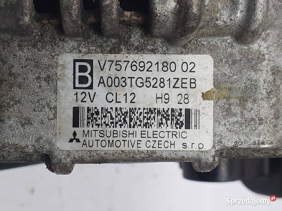 ALTERNATOR Peugeot 207 16 VTI Mitsubishi