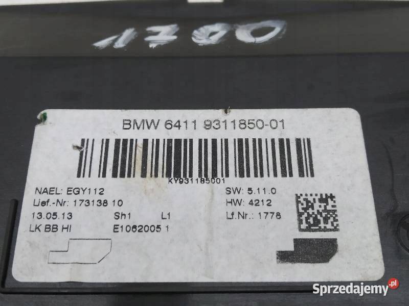 MODUŁ KLIMATYZACJI 9311850 Bmw Seria 3 VI 2011 świętokrzyskie