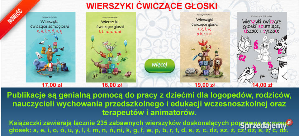 LOGOPEDIA Wierszyki logopedyczne dzieci miękka świętokrzyskie Kielce