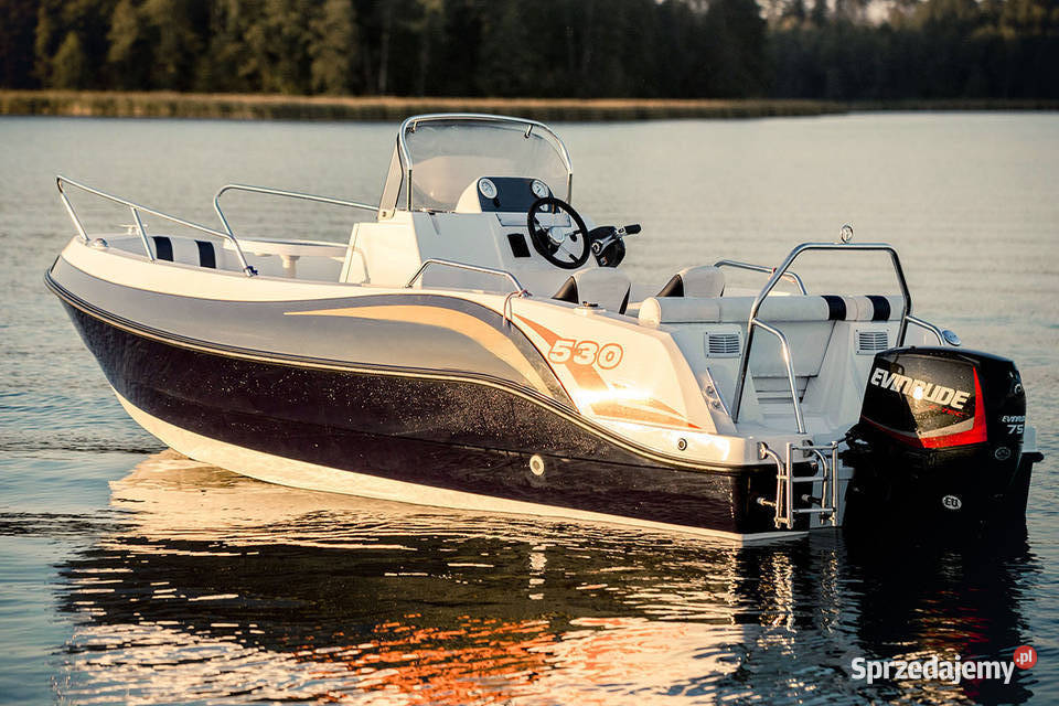 ŁÓDZ MOTOROWA 530 SPORT SILNIK 115 z przyczepą Wrocław