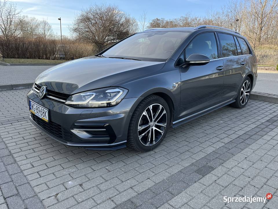 VW Golf 7 polift Rline niski przebieg idealny światła przeciwmgielne Warszawa