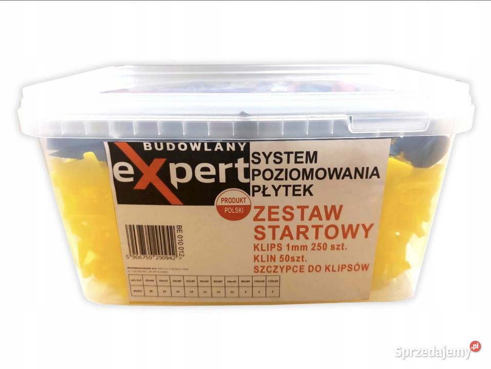 Zestaw do poziomowania płytek Budowlany Expert Zgierz