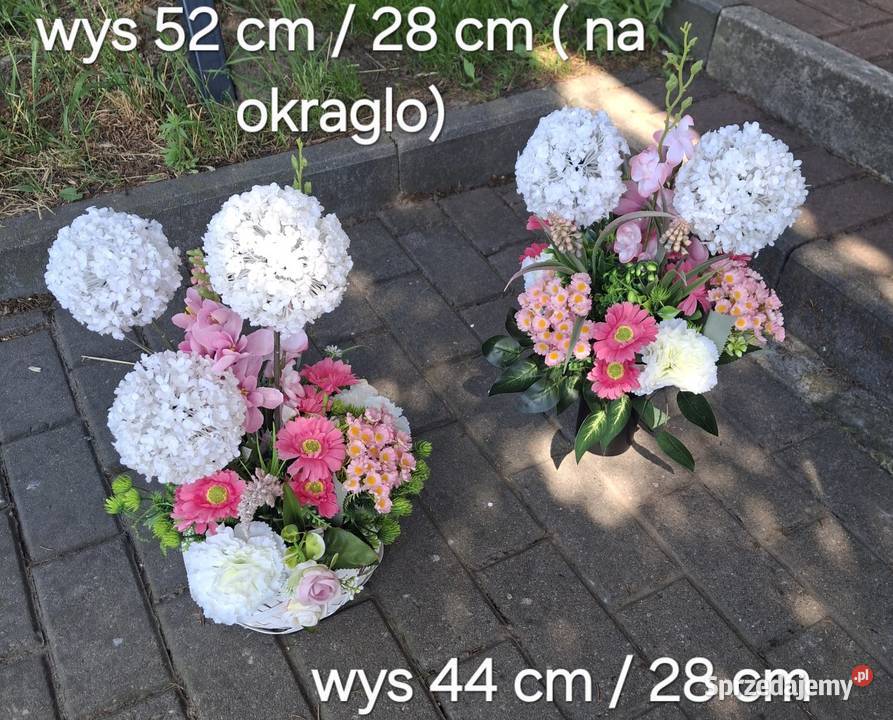 Kompozycja wiazanka stroik nagrobna Wszystkich Świętych Kwidzyn