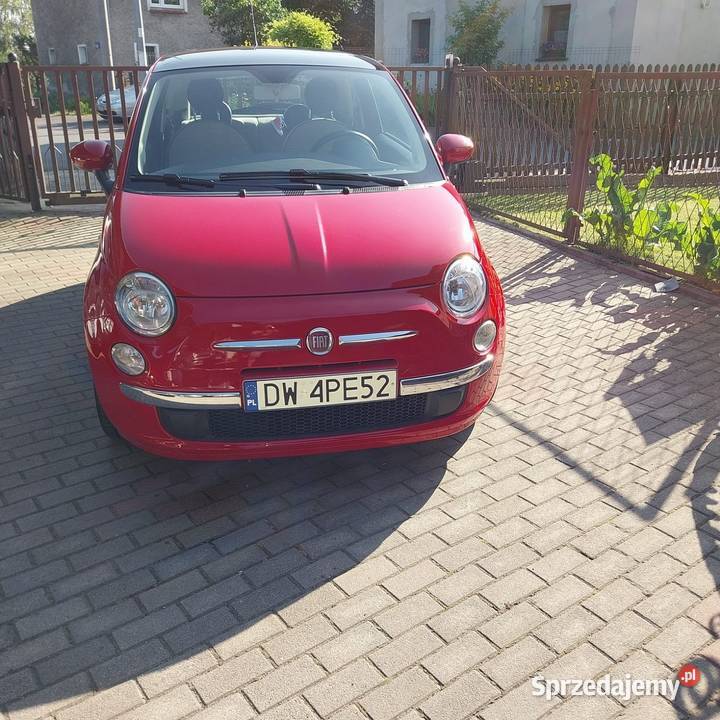 Fiat 500 12 benzyna automat wielofunkcyjna kierownica dolnośląskie Łagów