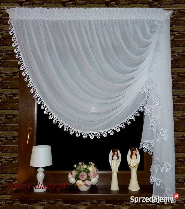 Firana podciągana na tasmie bocznej firany Kielce sprzedam