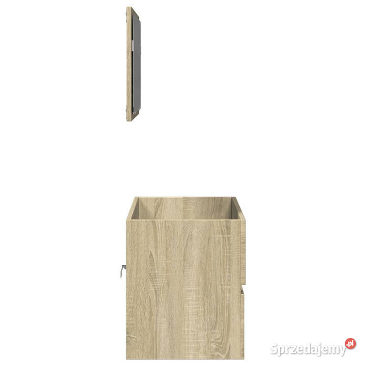 Szafka łazienkowa z lustrem dąb sonoma 80x385x45 Warszawa sprzedam