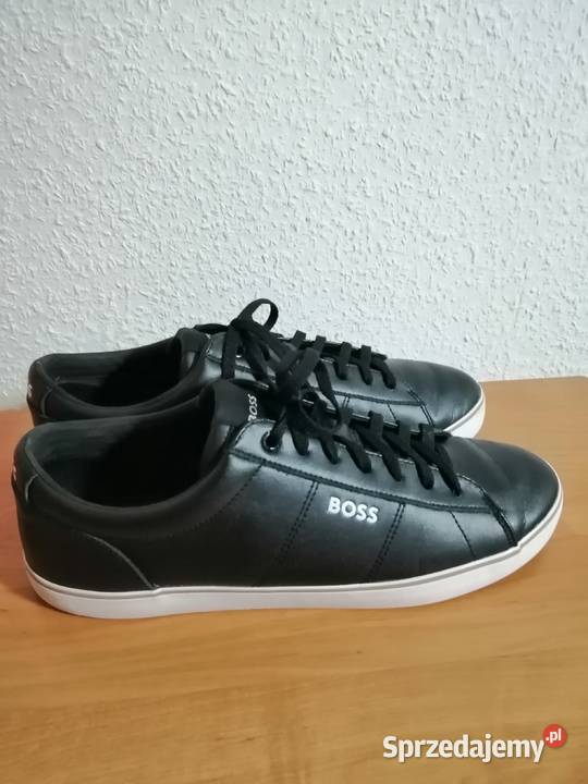 Hugo Boss 50486653 czarne sneakersy skórzane Zgorzelec