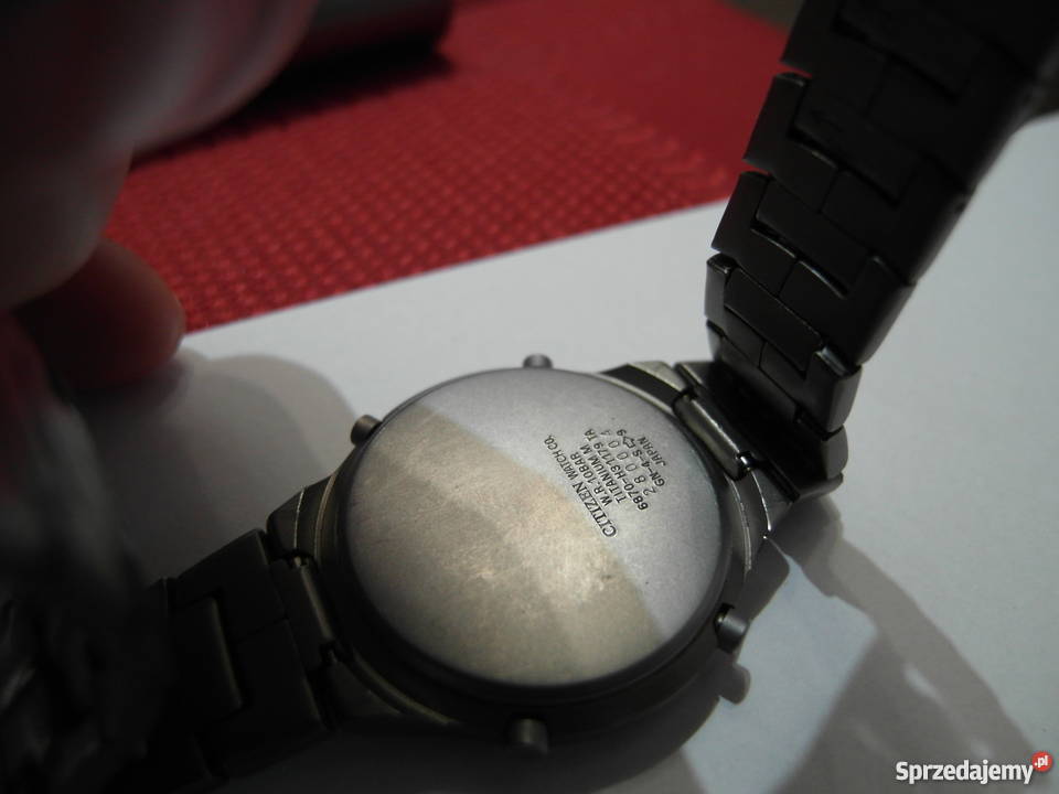 6870h31179 Citizen Titanium oryg Chronograph wielkopolskie Wągrowiec sprzedam