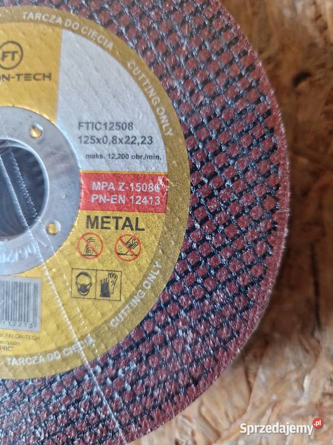 Tarcza do cięcia metalu 125x12mm Falon Tech Inox wielkopolskie