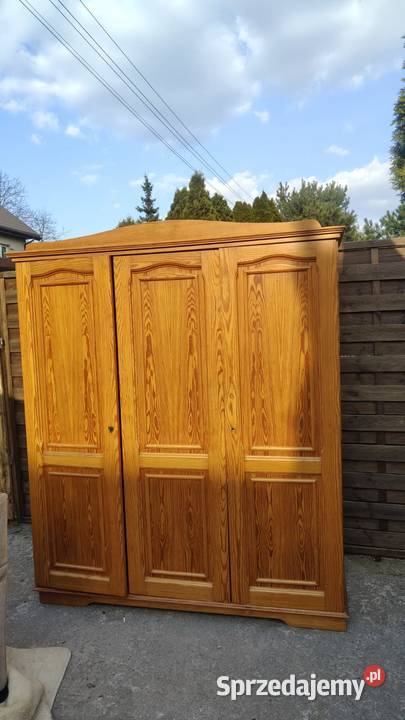 Szafa 3drzwiowa sosnowa duża Warszawa