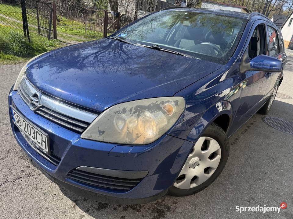 Opel Astra H 19CDTI 150 KLIMA Zadbana Oszczędna wspomaganie kierownicy Sucha Beskidzka