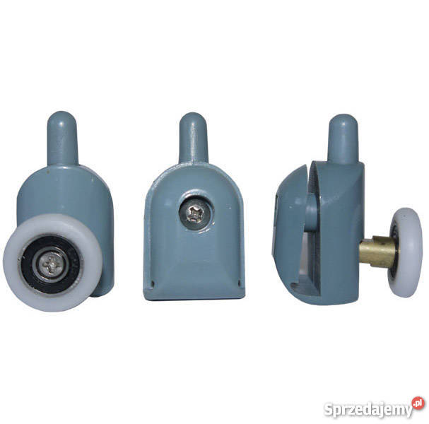 Rolki podwójne do kabin prysznicowych 23 25mm Poznań sprzedam