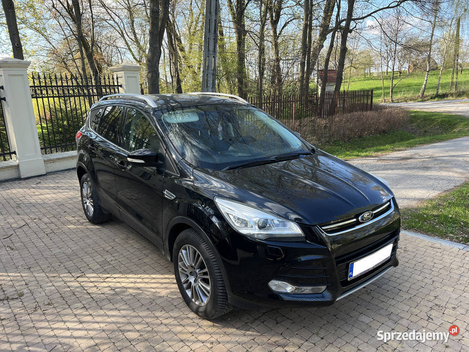 Ford Kuga Mk2 Suv 20TDCi 140 Czarny Skóry świętokrzyskie Nowa Słupia