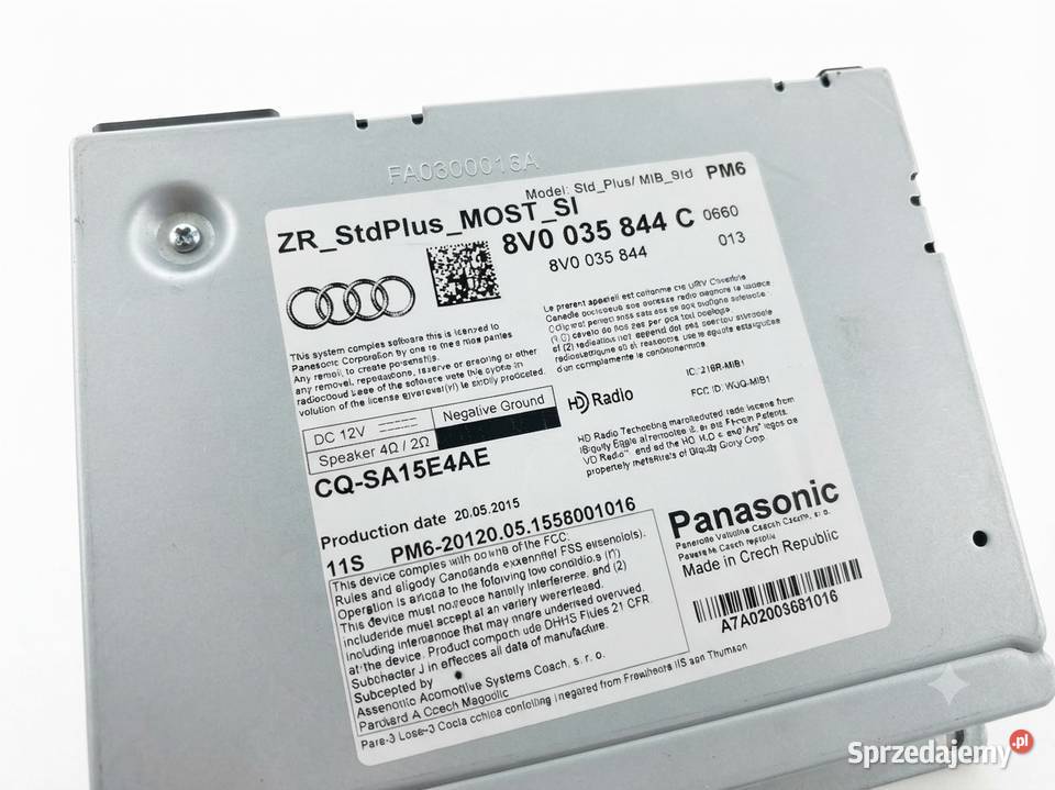 Zmieniarka CD Audi A3 8V 8V0035844C osobowe mazowieckie Warszawa