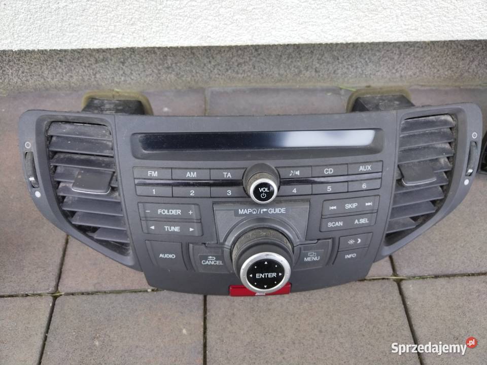 Radio Nawigacja Honda accord viii panele sterowania, przełączniki