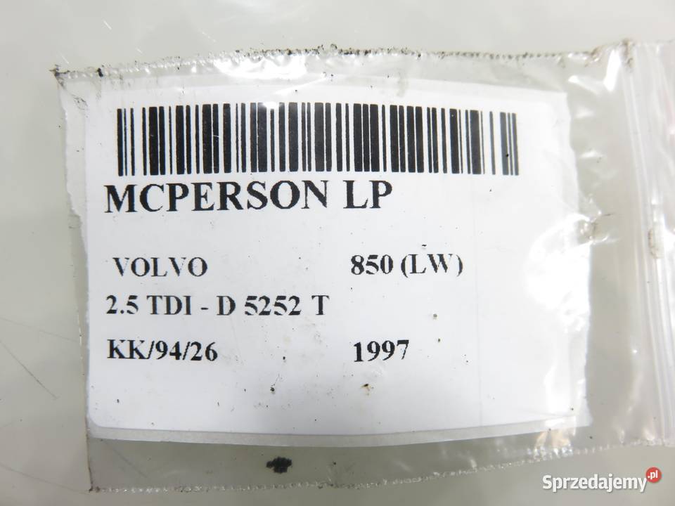 MCPERSON LEWY PRZEDNI VOLVO 850 25 TDI