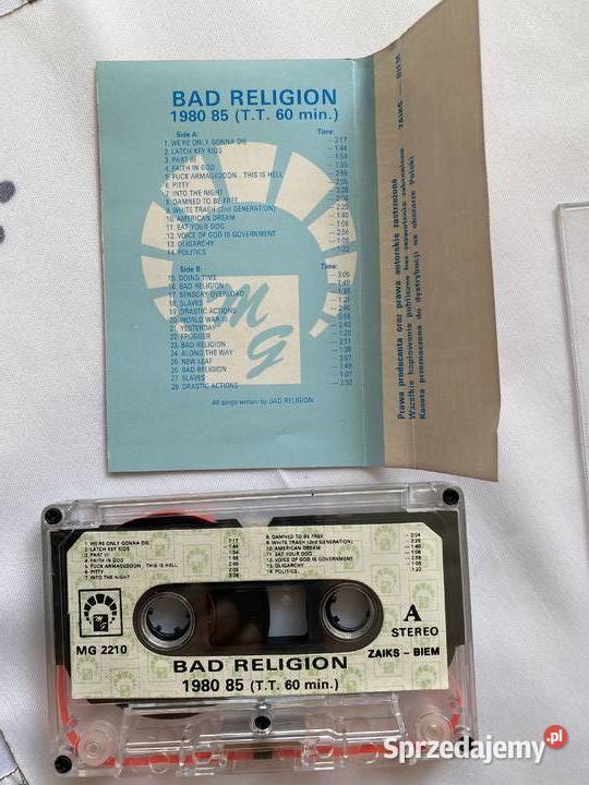 Bad Religion 198085kaseta MC Lublin sprzedam