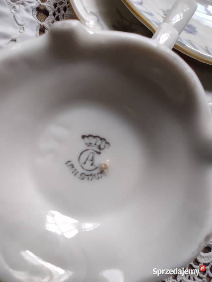 Zestaw śniadaniowy trio porcelana Uhlstadt Gniezno
