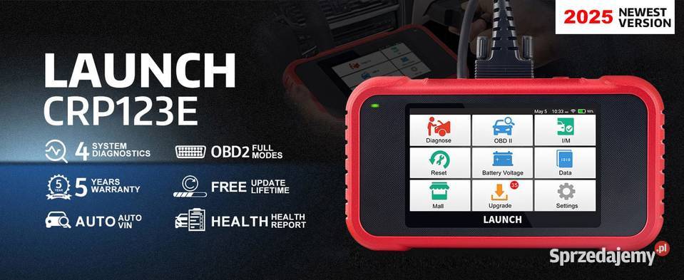 Launch CRP123E Interfejsy diagnostyczne śląskie Siemianowice Śląskie