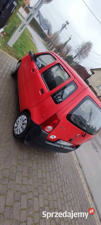 Opel Agila 12 benzyna 2002 czerwony Chynów sprzedam