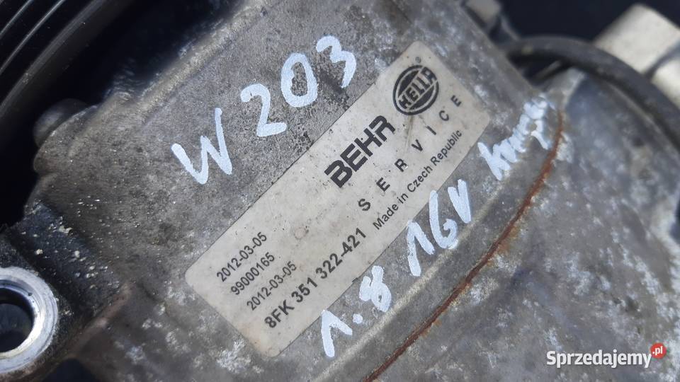 sprężarka kompresor klimatyzacji 8FK351322421 Klimatyzacja Dębno