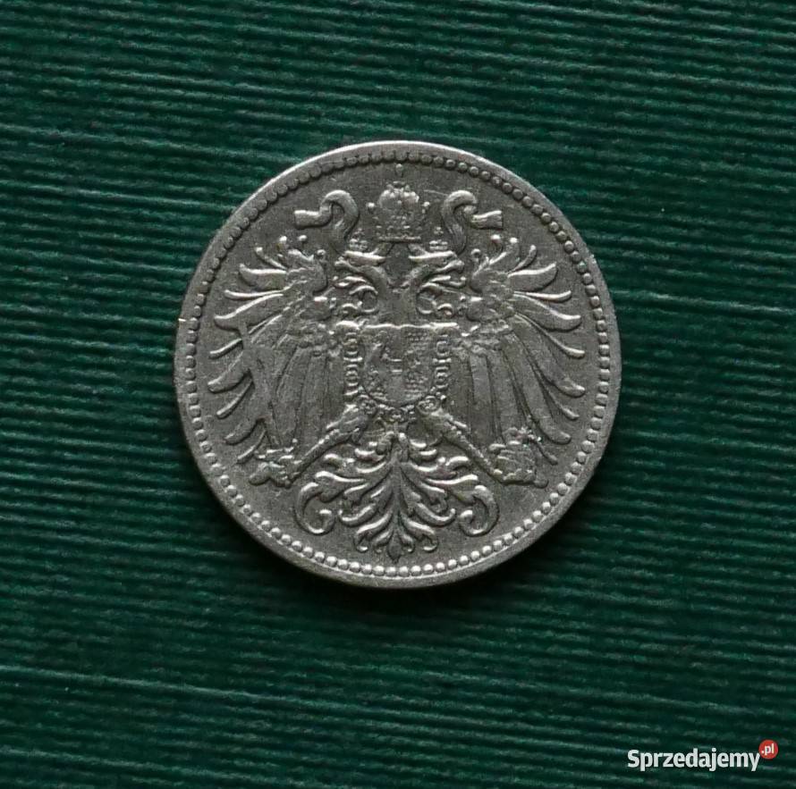 AUSTRIA 10 halerzy 1895r śląskie