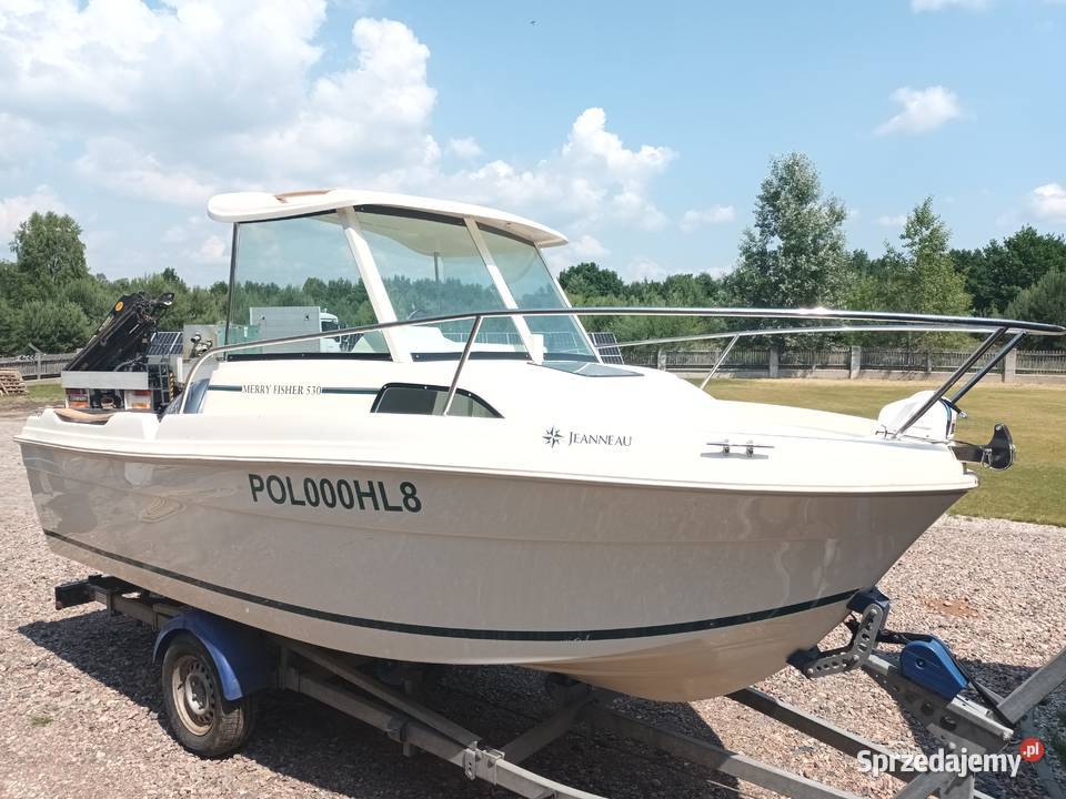 Łódź motorowa Merry Fisher 530 silnik Yamaha mazowieckie Sochaczew