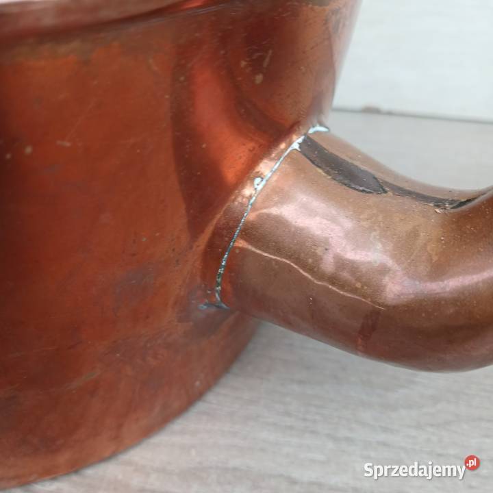 Duży miedziany czajnik o poj 4 litry mazowieckie