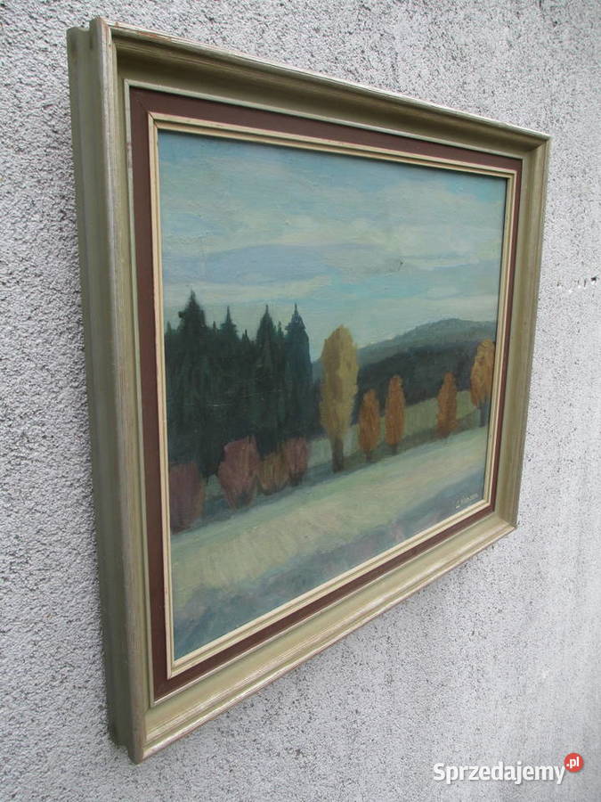 Obraz olejny E Hanson Lublin sprzedam