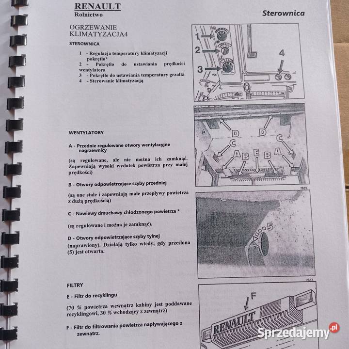 Instrukcja Obsługi RENAULT 11054 10614 Polska Pozostałe