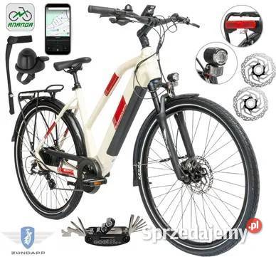 Rowery Elektryczne Trekkingowe Wspomaganie 250 W sprzedam