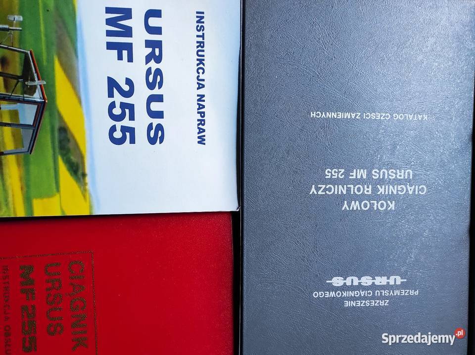 Katalog instrukcja obsługi i napraw ursus 255 mazowieckie Warszawa