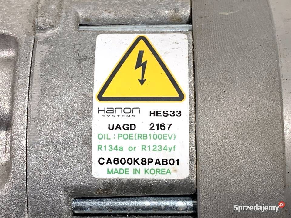 SPRĘŻARKA KLIMATYZACJI HYUNDAI KONA SX2 HES33 00 Kompresory klimatyzacji