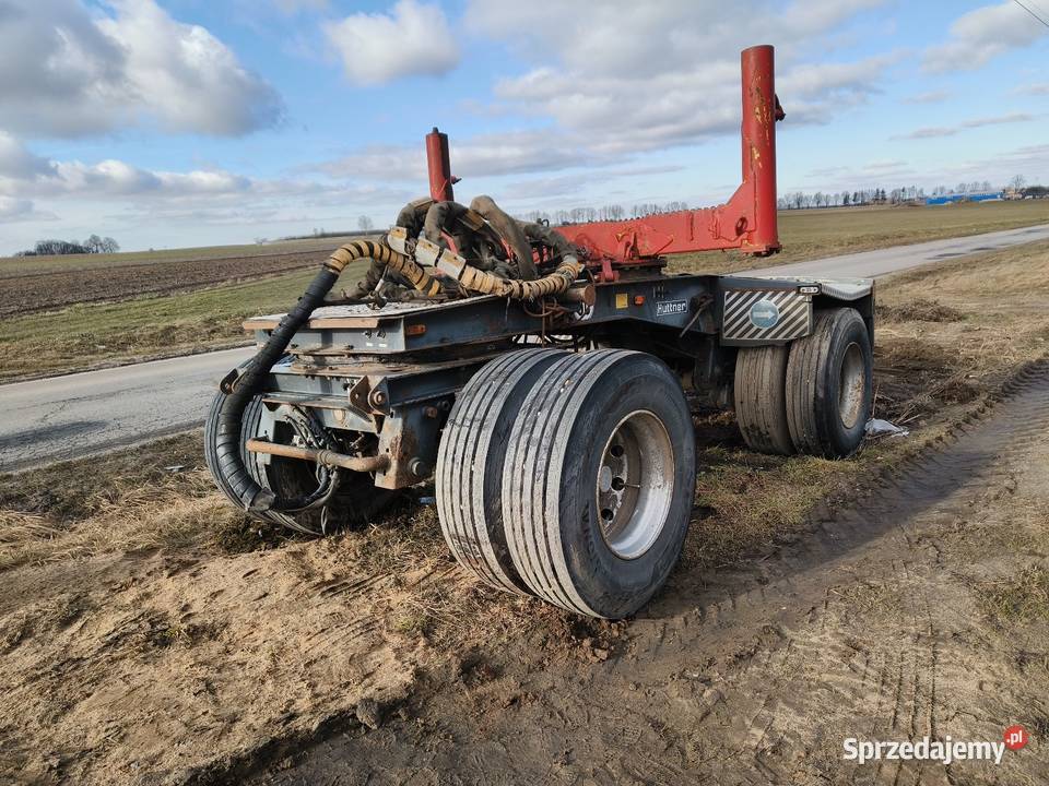 Przyczepa do drewna HUTNER nieuszkodzony sprzedam