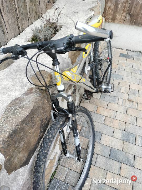 Bull full suspension srebrny rower górski pełna Dziecięce lubelskie Urszulin