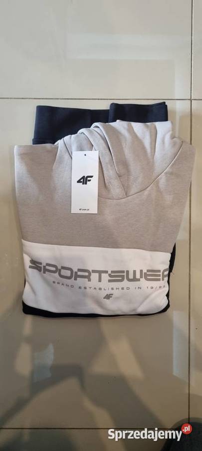 Nowa Bluza dresowa 4F z kapturem męska dolnośląskie Legnica