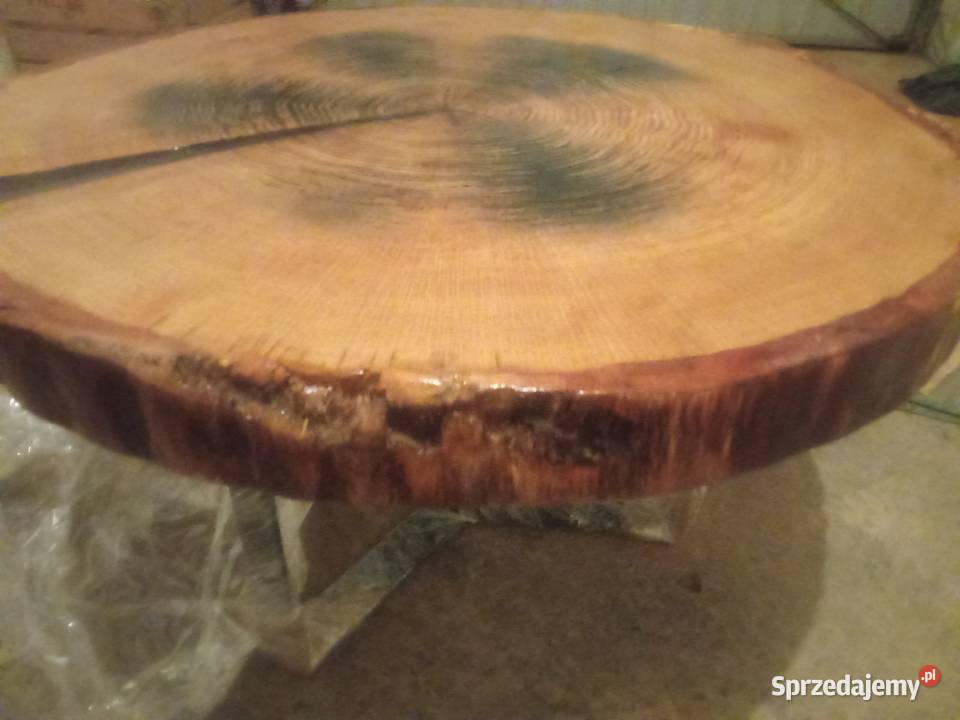 Stolik kawowy z plastra dębu łódzkie Wieluń